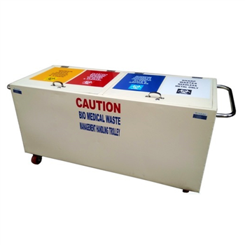 RESTORE HEALTH MEDICARE / Segregated Waste Collection Trolley / SEGREGATED WASTE COLLECTION TROLLEY (MILD STEEL)